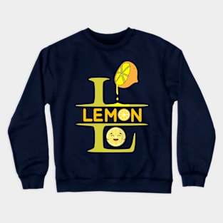 Lemon Crewneck Sweatshirt